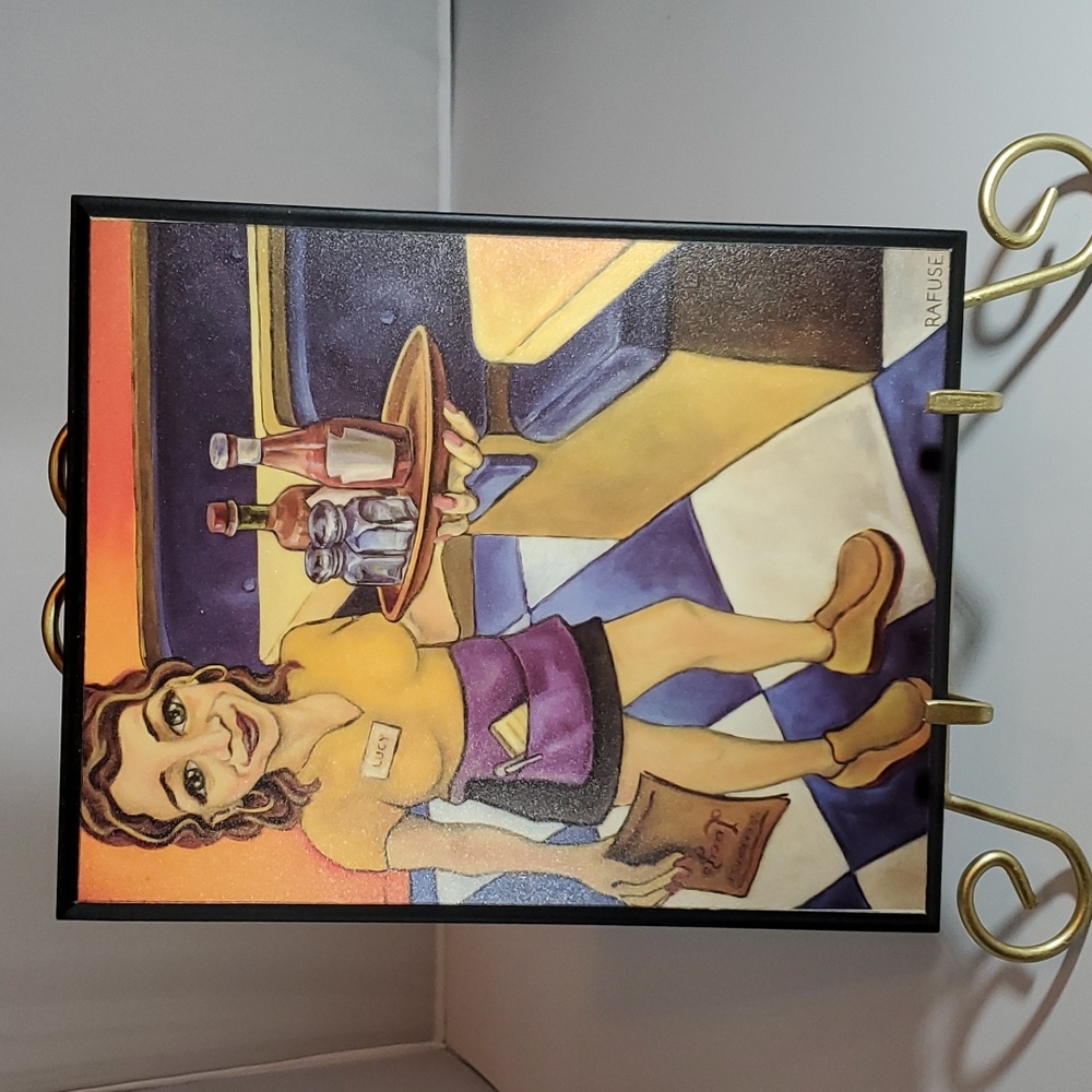 Vintage Will Rafuse 8x10 Wall Plaque